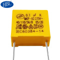 0.1uf 275v mkp / mpx capacitor price factory direct metallized polypropylene film anti-interference capacitor